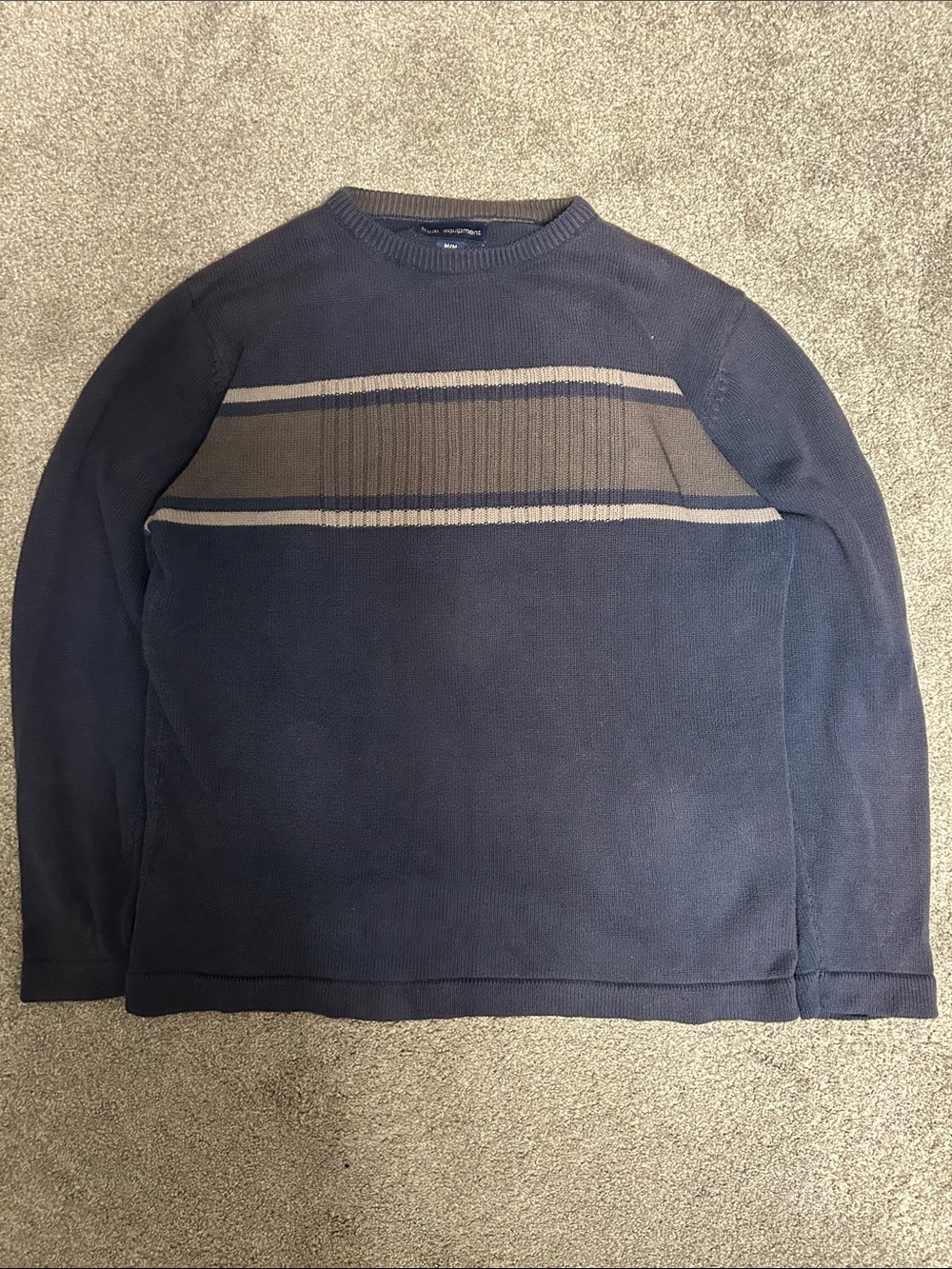 Vintage Striped Knit Sweater B.U.M Equipment